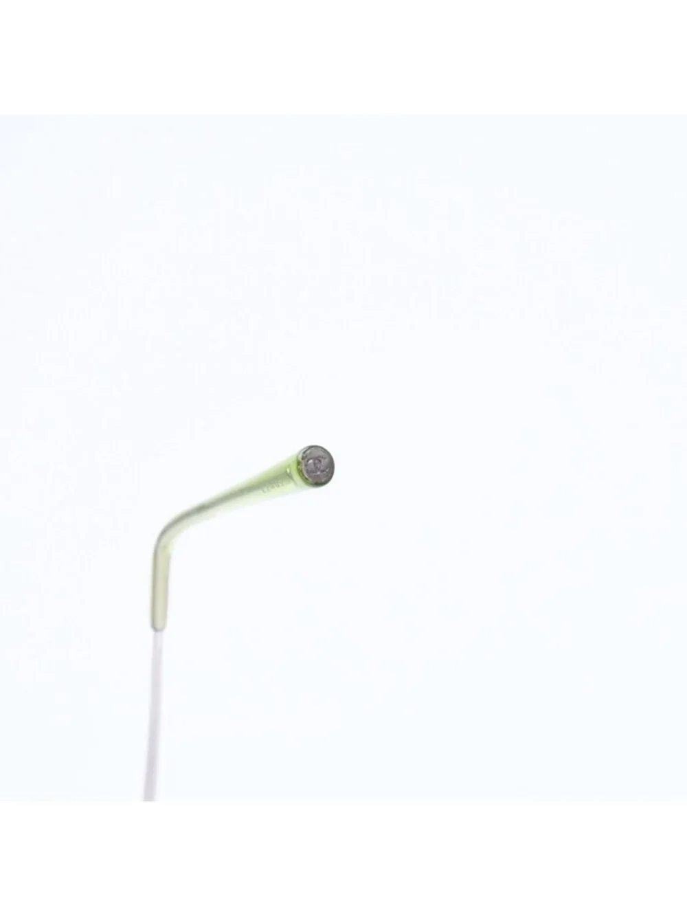 Chanel Rimless Sunglasses Eyewear CC Logo Green